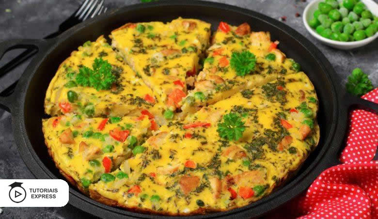 omelete de legumes